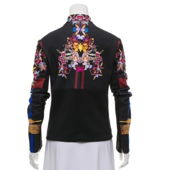Clover Canyon neoprene floral moto jacket - Picture 2 of 8